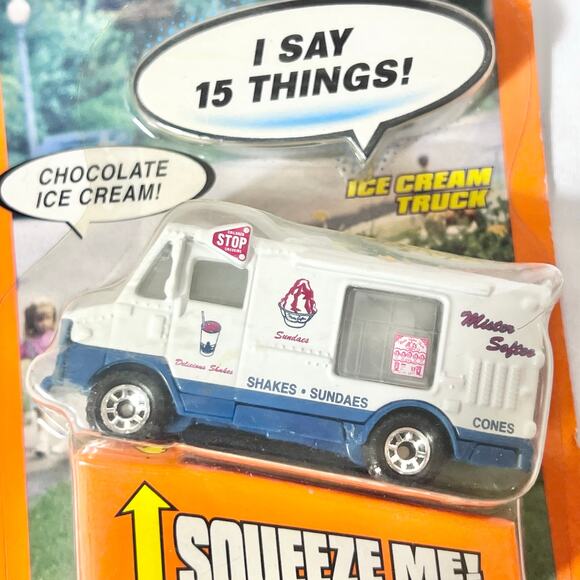 Vintage Matchbox Real Talkin' Ice Cream Truck 1998 White Die Cast New - Picture 4 of 5